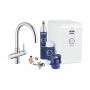 Grohe Blue Chilled and Sparkling zestaw startowy z baterią kuchenną chrom 31323001 zdj.1