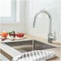 Grohe Feel bateria kuchenna stojąca stal 31486DC1 zdj.3