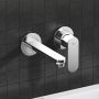 Zestaw Grohe Eurosmart Cosmopolitan bateria umywalkowa podtynkowa 2-otworowa kompletna chrom (19381000, 23571000) zdj.5