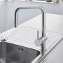 Zestaw Grohe K700 zlewozmywak 53,3x45,7 cm z baterią kuchenną Minta chrom (31654AP0, 32322002) zdj.9