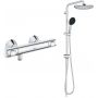 Grohe Precision Flow bateria prysznicowa ścienna termostatyczna z zestawem prysznicowym Vitalio Start System 250 chrom ( 26680001, 34840000) zdj.1