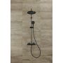 Hansgrohe Vernis Blend zestaw wannowo-prysznicowy ścienny termostatyczny z deszczownicą czarny mat 26426670 zdj.6