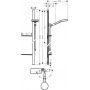 Hansgrohe Rainfinity zestaw prysznicowy ścienny chrom 27674000 zdj.2