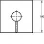 Hansa Designo bateria prysznicowa podtynkowa 41109577 zdj.2