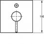 Hansa Designo bateria wannowo-prysznicowa podtynkowa 41113573 zdj.2