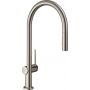 Hansgrohe Talis M54 bateria kuchenna stojąca stal szlachetna 72800800 zdj.1