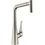 Hansgrohe Metris M71 bateria kuchenna stojąca stal szlachetna finish 73801800 zdj.1