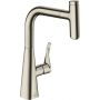 Hansgrohe Metris Select M71 bateria kuchenna stojąca stal 73802800 zdj.1