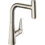 Hansgrohe Talis Select M51 bateria kuchenna stojąca stal szlachetna fnish 73852800 zdj.1