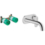 Zestaw Hansgrohe Vernis Blend bateria umywalkowa podtynkowa EcoSmart z elementem podtynkowym chrom (71576000, 13622180) zdj.1