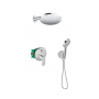 Zestaw Hansgrohe Vernis Blend komplet prysznicowy podtynkowy z deszczownicą chrom (26277000, 27809000, 71466000, 01800180, 26888000, 26340000, 28272000) zdj.1