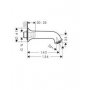 Wylewka wannowa DN20 Hansgrohe Talis Classic 14148000 zdj.2
