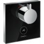 Hansgrohe ShowerSelect Glass bateria prysznicowa podtynkowa termostatyczna czarna/chrom 15735600 zdj.1