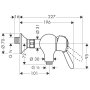 Axor Carlton bateria natryskowa jednouchwytowa 17610000 zdj.2