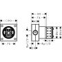 Hansgrohe element podtynkowy do deszczownicy 24573180 zdj.2