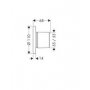 Hansgrohe Trio/Quattro element zewnętrzny chrom 31634000 zdj.2