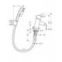 Hansgrohe Talis S zestaw bateria umywalkowa Bidette 32120000 zdj.2