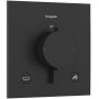 Hansgrohe Ecostat Comfort E bateria wannowo-prysznicowa podtynkowa termostatyczna czarna 33716670 zdj.1