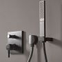 Hansgrohe Finoris bateria wannowo-prysznicowa podtynkowa czarny mat 76415670 zdj.4