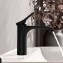 Hansgrohe Vivenis bateria umywalkowa stojąca EcoSmart czarny mat 75022670 zdj.4