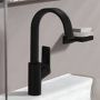 Hansgrohe Vivenis bateria umywalkowa stojąca EcoSmart czarny mat 75030670 zdj.4