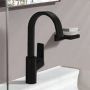 Hansgrohe Vivenis bateria umywalkowa stojąca EcoSmart czarny mat 75032670 zdj.4