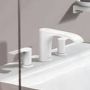 Hansgrohe Vivenis bateria umywalkowa 3-otworowa EcoSmart biały mat 75033700 zdj.4