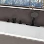 Hansgrohe Vivenis bateria nawannowa 4-otworowa czarny mat 75444670 zdj.4