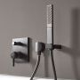 Hansgrohe Finoris bateria wannowo-prysznicowa podtynkowa czarny mat 76416670 zdj.4