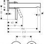Hansgrohe Zesis S bateria umywalkowa podtynkowa czarna 74750670 zdj.4