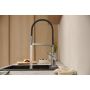 Hansgrohe Talis Select M54 PowderSpray bateria kuchenna stojąca stal 72861800 zdj.3