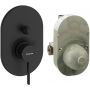 Hansgrohe Zesis S bateria wannowo-prysznicowa podtynkowa czarna 74418670 zdj.1