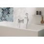 Hansgrohe Zesis S bateria wannowo-prysznicowa nawannowa chrom 74424000 zdj.3