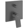 Hansgrohe Vivenis bateria wannowo-prysznicowa podtynkowa czarny chrom szczotkowany 75415340 zdj.1