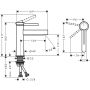 Hansgrohe Finoris EcoSmart bateria umywalkowa stojąca CoolStart biały mat 76024700 zdj.2