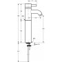 Ideal Standard Celia bateria umywalkowa jednootworowa podwyższona A3446AA zdj.2
