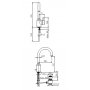 Ideal Standard Celia bateria umywalkowa jednootworowa A3447AA zdj.2