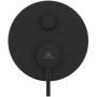 Ideal Standard Ceraline bateria wannowo-prysznicowa podtynkowa satynowa czerń A8567XG zdj.3