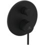 Ideal Standard Ceraline bateria wannowo-prysznicowa podtynkowa satynowa czerń A8567XG zdj.1