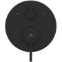 Ideal Standard Ceraline bateria wannowo-prysznicowa podtynkowa satynowa czerń A8568XG zdj.3