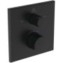 Ideal Standard Ceratherm C100 bateria wannowo-prysznicowa podtynkowa satynowa czerń A8588XG zdj.1