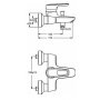 Ideal Standard Ceramix bateria wannowo-prysznicowa ścienna chrom B9490AA zdj.2