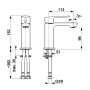 KFA Armatura Agat bateria umywalkowa stojąca chrom 4422-815-00 zdj.2