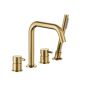 KFA Armatura Moza Brushed Light Gold bateria wannowo-prysznicowa nawannowa złota jasna 5035-210-39 zdj.1