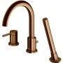 Kohlman Axel Brushed Copper bateria wannowo-prysznicowa nawannowa miedź szczotkowana QB241ABC zdj.1