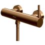 Kohlman Axel Brushed Copper bateria prysznicowa ścienna miedź szczotkowana QW120ABC zdj.1