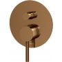 Kohlman Axel Brushed Copper bateria wannowo-prysznicowa podtynkowa miedź szczotkowana QW210ABC zdj.1