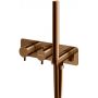 Kohlman Axel Brushed Copper bateria wannowo-prysznicowa podtynkowa z termostatem miedź szczotkowana QW265ABC zdj.1