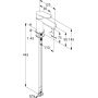 Kludi X0 bateria umywalkowa stojąca chrom 312900575 zdj.2