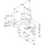 Kludi X0 bateria wannowo-prysznicowa ścienna chrom 316910575 zdj.2